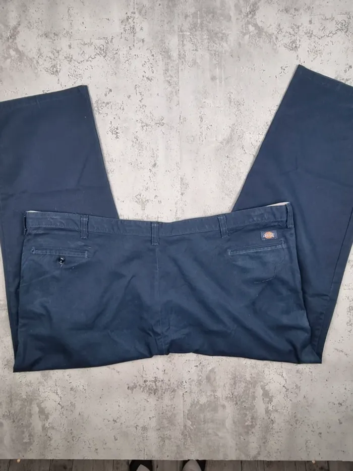 Chino oversize Dickies bleu marine – Taille 54x30 Hommes (mesures en photos) - photo numéro 3