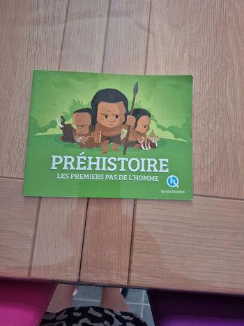 Livre Préhistoire  les premiers pas de l'homme