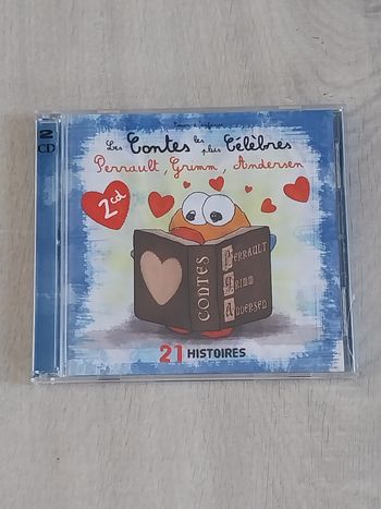Coffret 2CD Les contes les plus célèbres Perrault, Grimm, Andersen