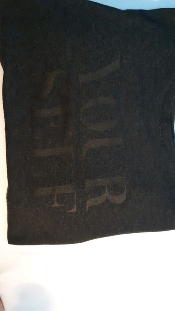 T-shirt manche longue gris foncé taille XS. - photo numéro 4