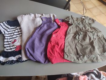 Lot de 5 robes taille 6 mois