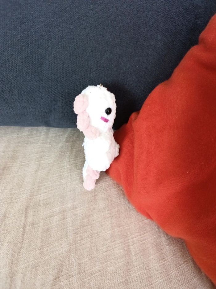 Porte clé Axolotl fait au crochet - photo numéro 4