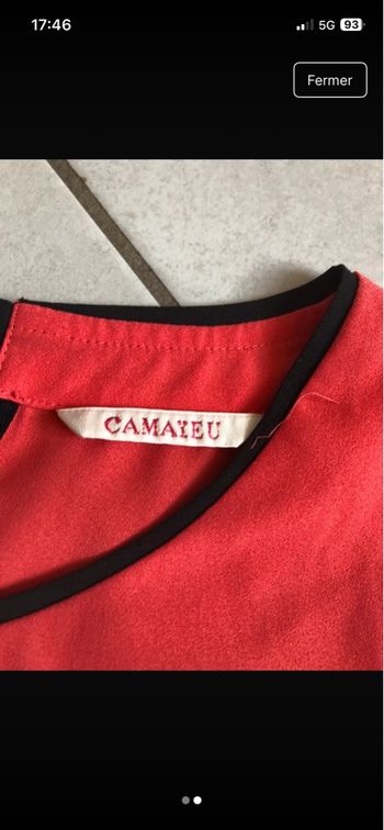 Blouse manche courte