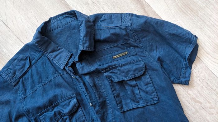 Chemise Casual Coton et Lin Marine Quicksilver M - photo numéro 6