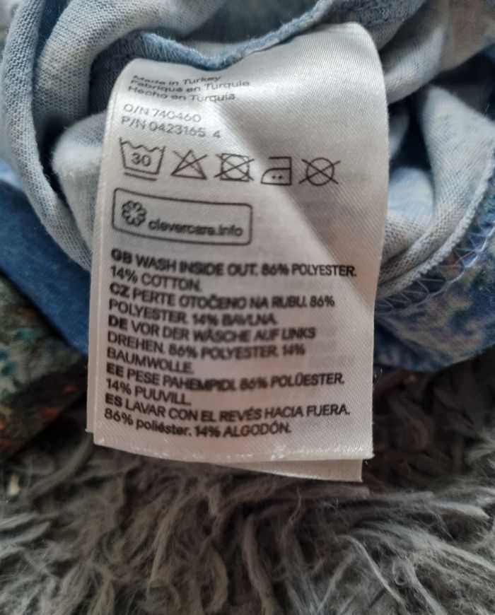 T-shirt imprimé chien Noël taille XS - photo numéro 5