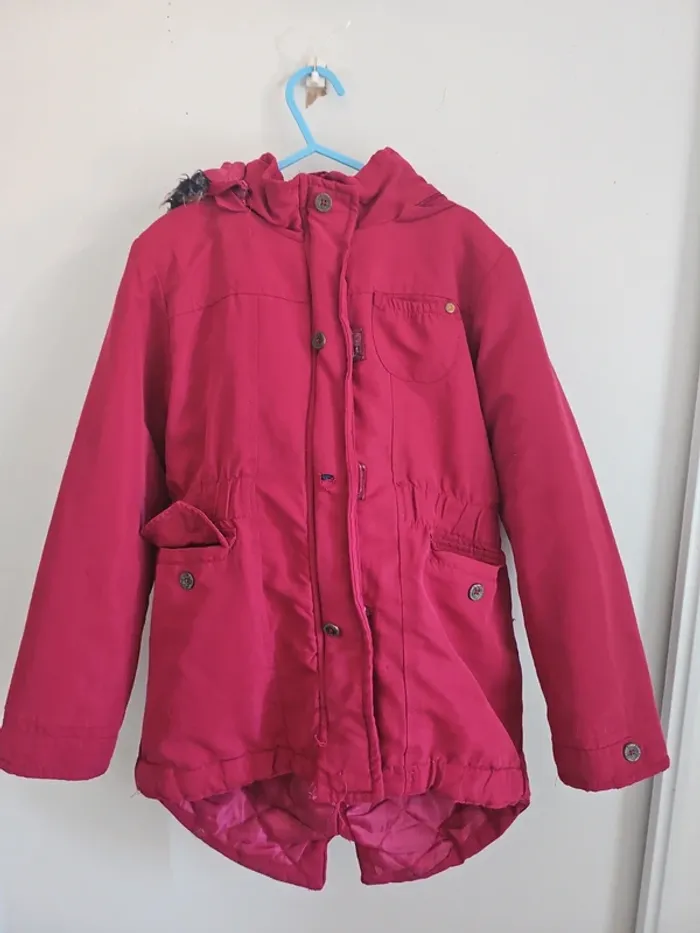 Blouson rose fille 8 ans