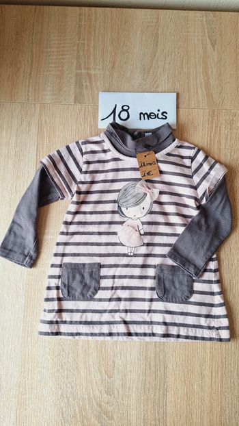 🌜T-shirt col roulé 18 mois. #lunaGL18mois🌛