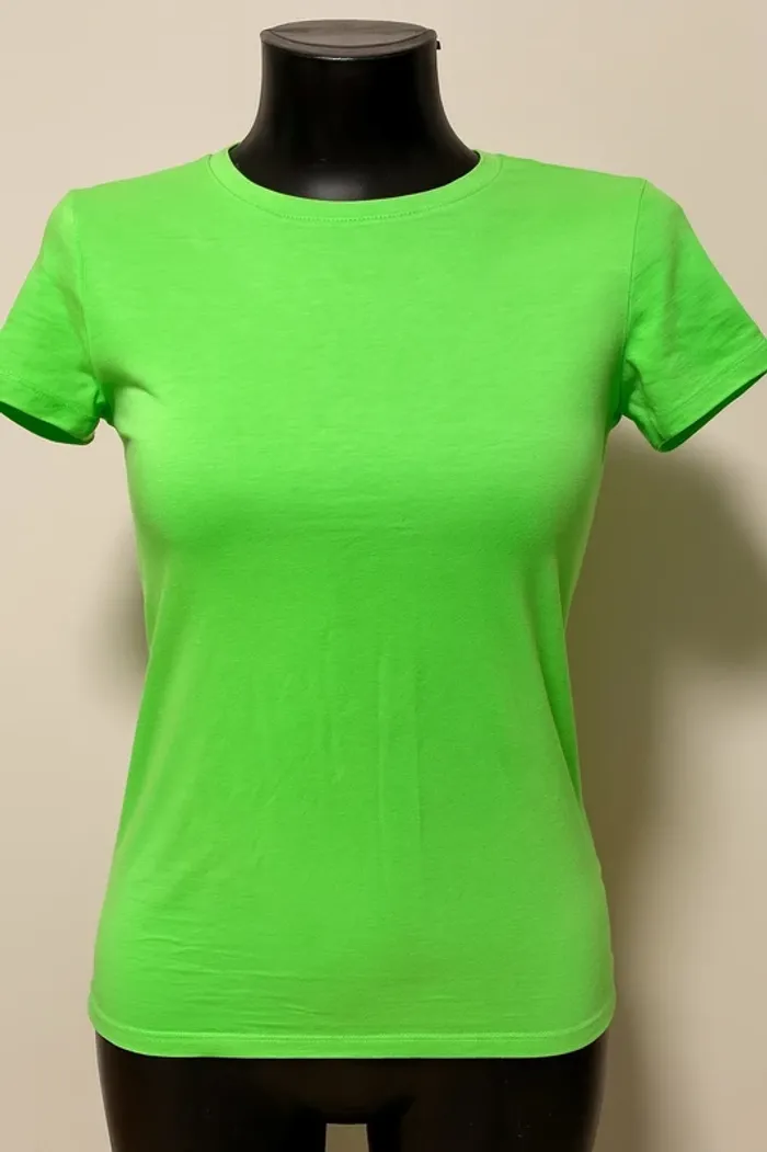 T-shirt vert fluo Primark – Taille 36/38– Coupe ajustée