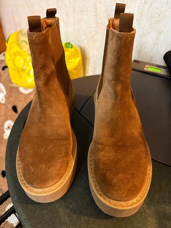 Bottines geox p38 portées une fois marron