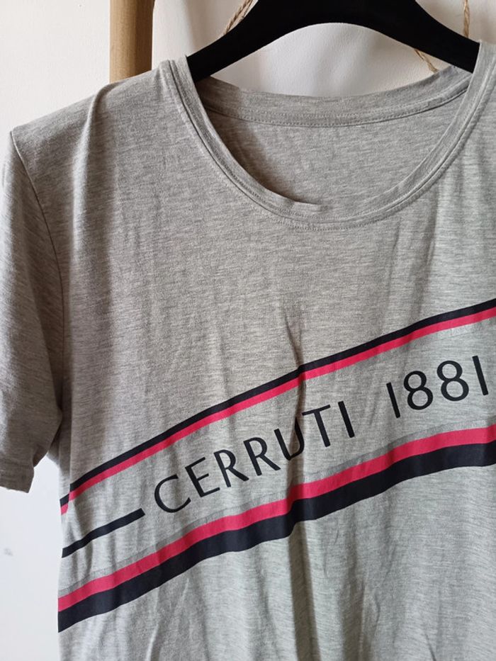 T-shirt gris Cerruti - photo numéro 2