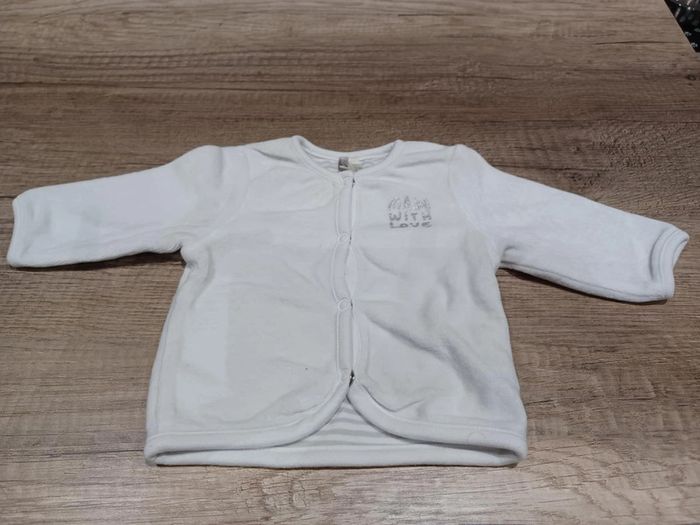 veste chaude blanche