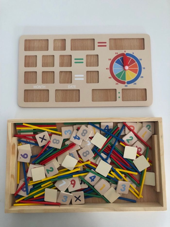 Ma table de calcul en bois