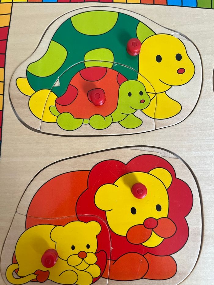 Puzzle en bois animaux - photo numéro 3