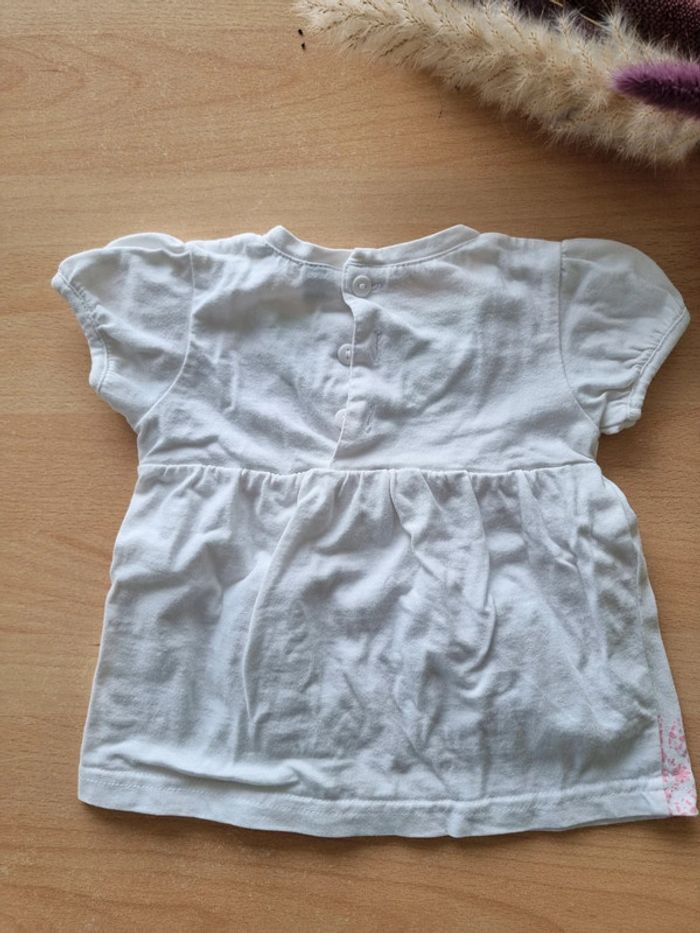 T-shirt manches courtes courte 6 mois - photo numéro 2