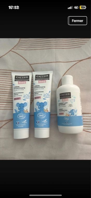Crème Cattier bio 