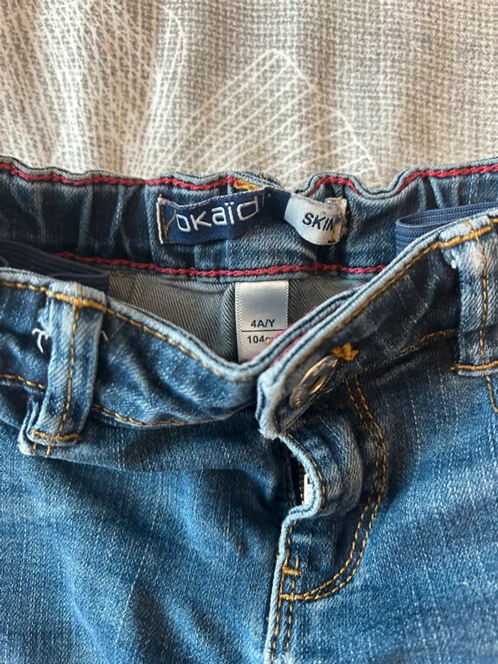 Jeans skinny 4 ans fille - photo numéro 2