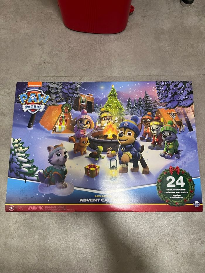 Calendrier de l’avent neuf pat patrouille