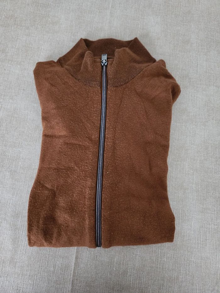 Gilet marron Devred - photo numéro 3
