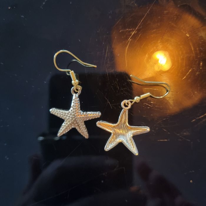 Boucles d'oreilles étoile de mer - photo numéro 2