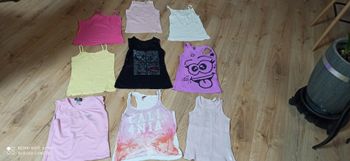 Lot de 9 débardeurs 12 ans