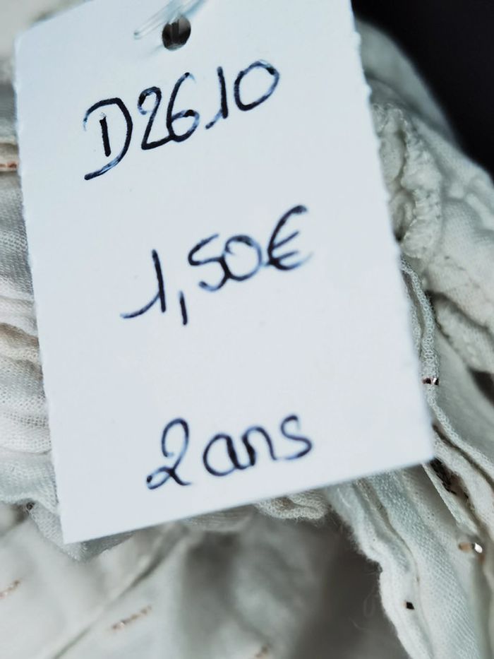 D2610 - chemise fille 2 ans - photo numéro 3