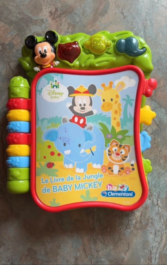 🎵 Livre sonore Disney Baby – Le Livre de la Jungle 🐒🌴