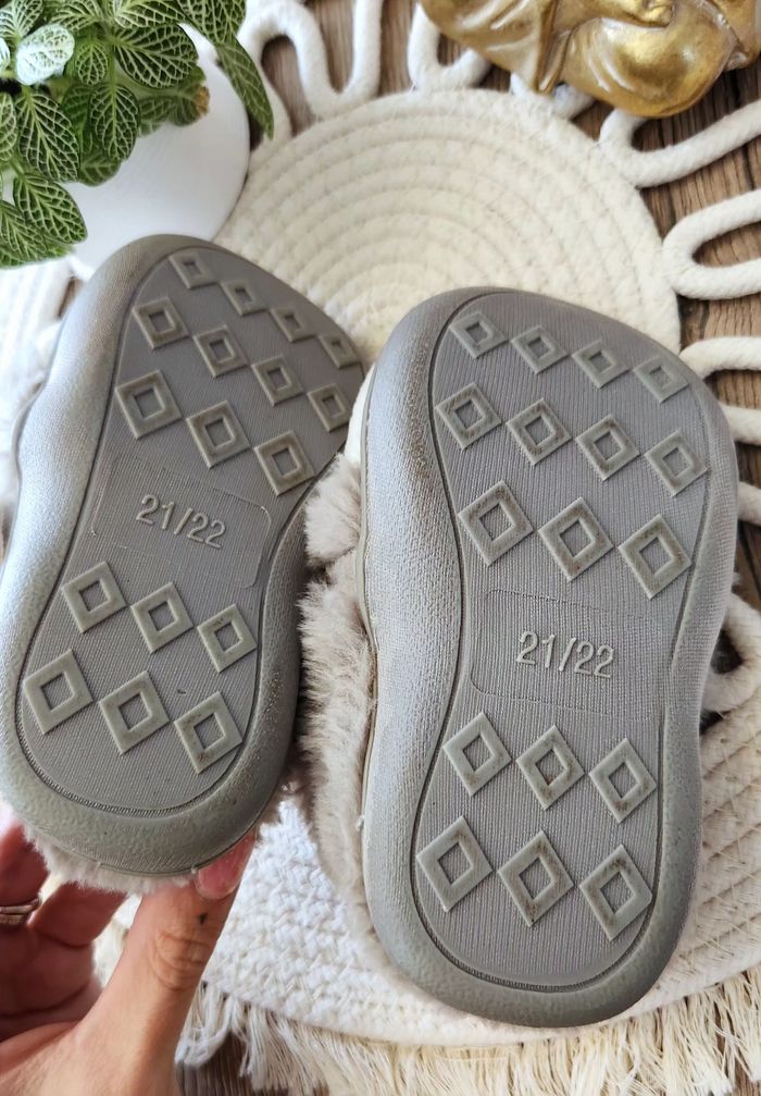 Chaussons Enfant P.21/22 Gémo Gris blanc - photo numéro 9