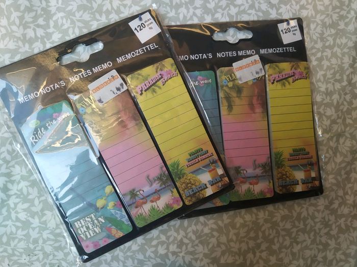 Lot de petits bloc notes