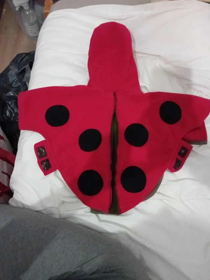 Manteau cape coccinelle - photo numéro 2