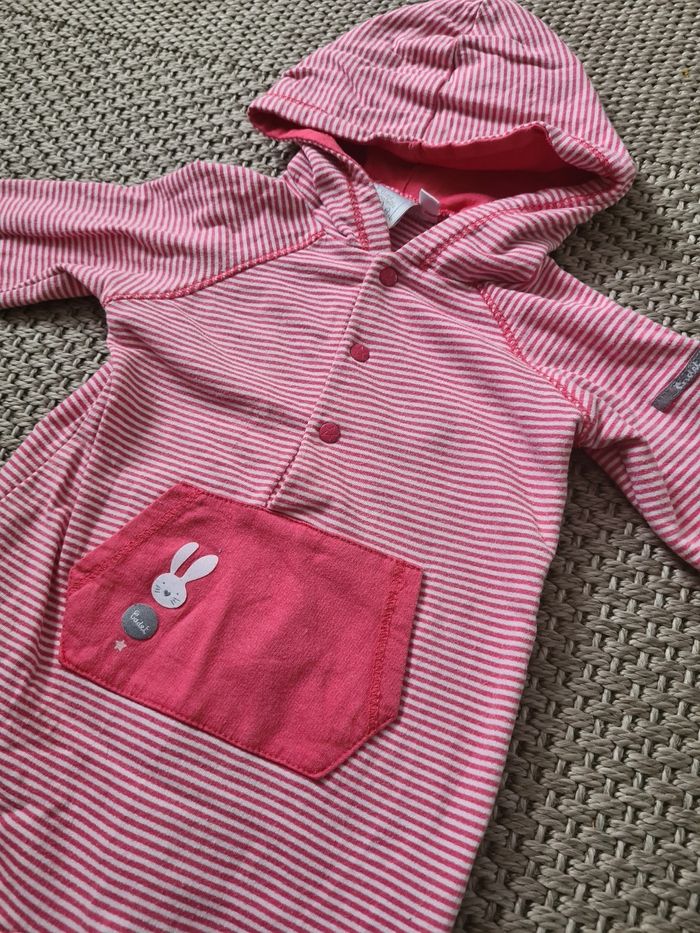 Barboteuse sans pieds avec capuche - 12 mois - photo numéro 2