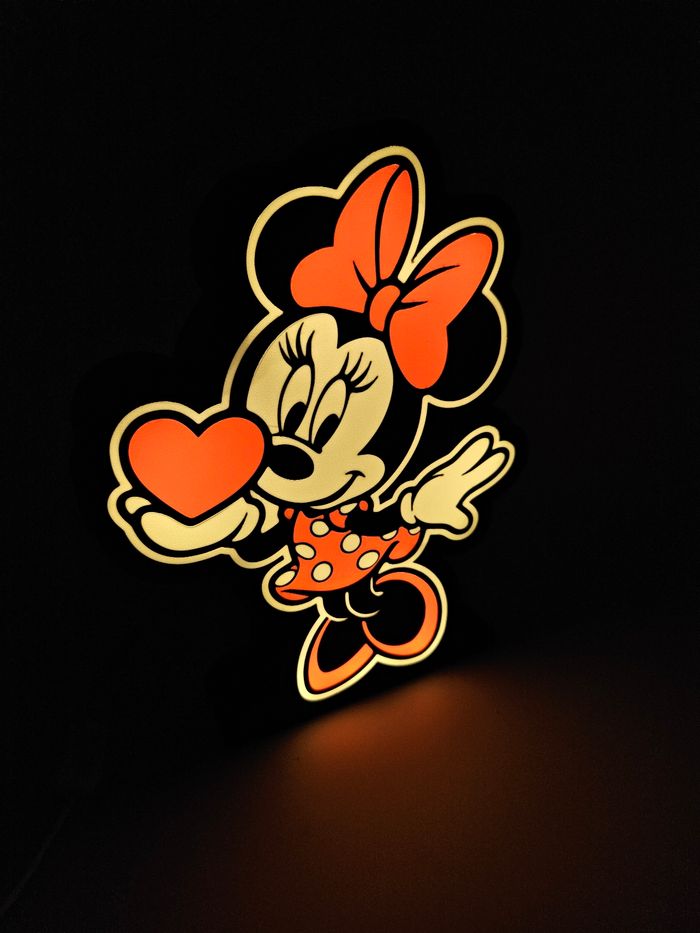 Lampe lumineuse à led disney minnie - photo numéro 2