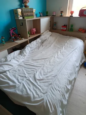 Couette blanche 1 personne 200x200