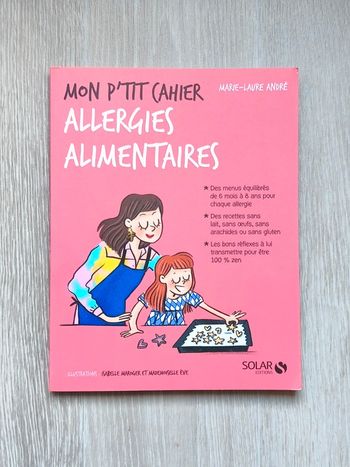 Mon p'tit cahier : allergies alimentaires