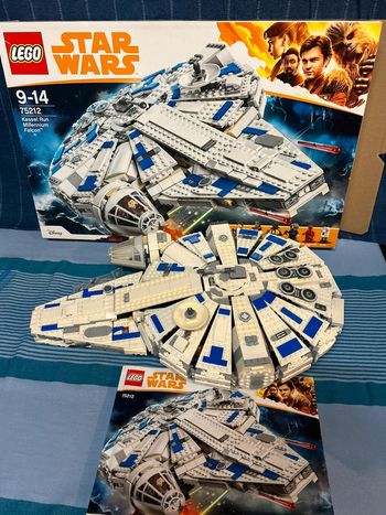 Lego Star Wars Faucon Millenium 75212 Incomplet Sans figurine