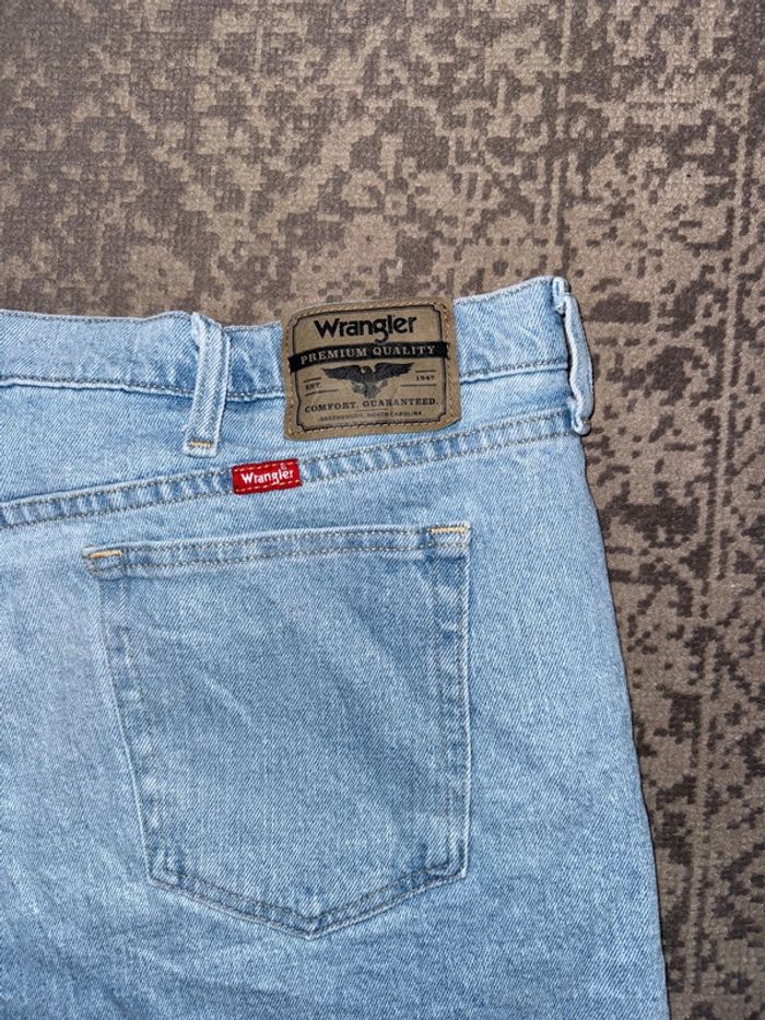 Short en jean Wrangler homme - Taille US 40 - Bleu clair - Style vintage - photo numéro 8