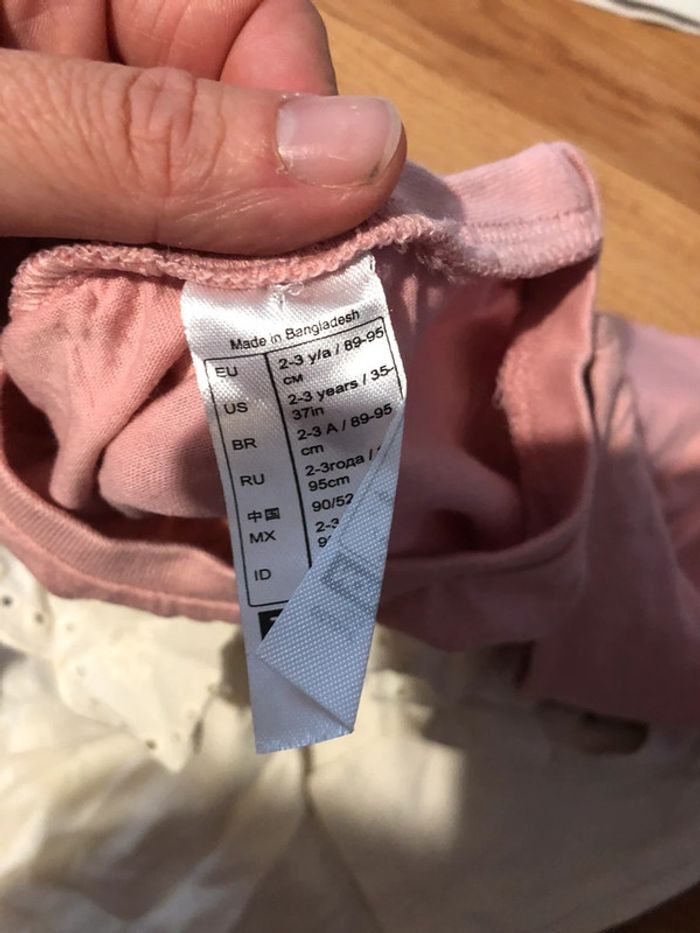 Lot de 3 t-shirts à manches longues filles 3 ans - photo numéro 3