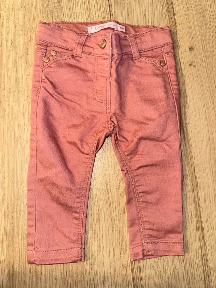 Ensemble fille pantalon rose et haut marine Disney - photo numéro 5