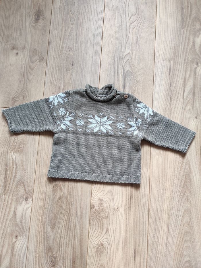 Pull 12 mois Grain de Blé