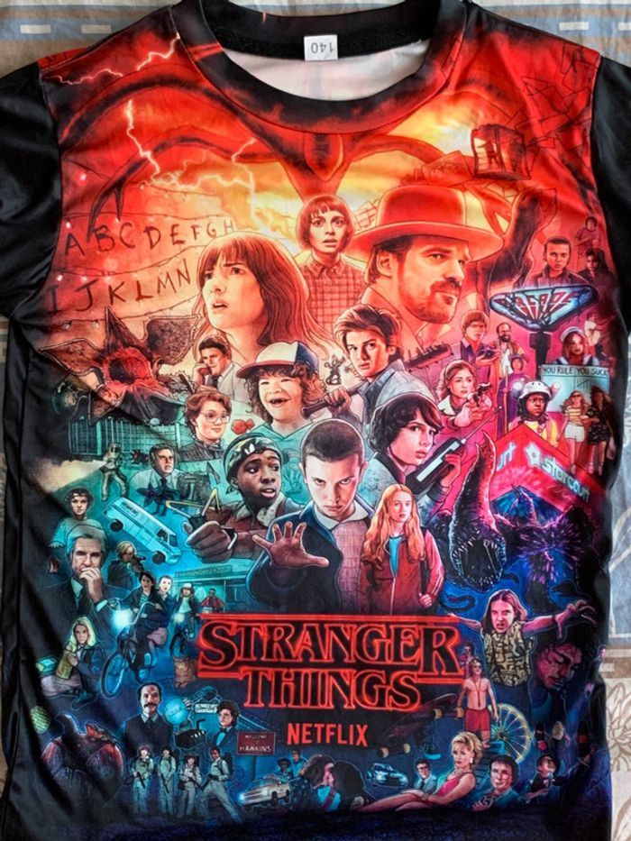 Teeshirt Stranger Things t150 - photo numéro 7