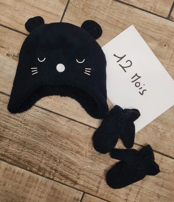 Bonnet + gants bébé garçon