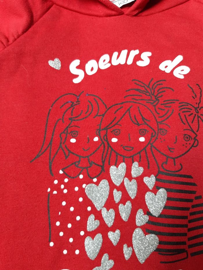 Pull a capuche fille 6 ans - photo numéro 3