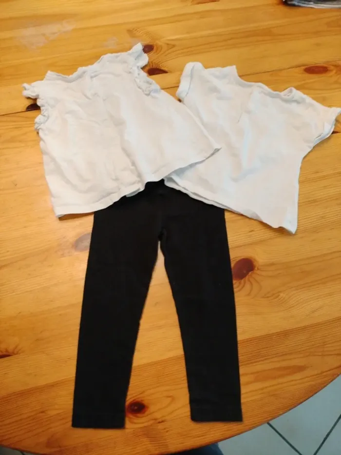 Tee-shirt blanc+leggings - photo numéro 10