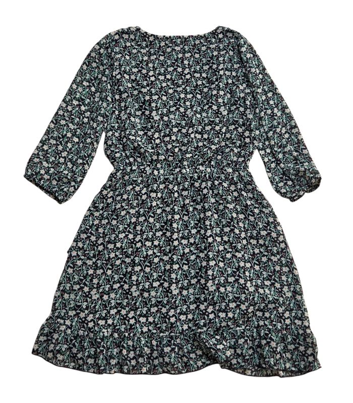 Robe Caroll taille 40 verte motif fleur en très bon état - photo numéro 3