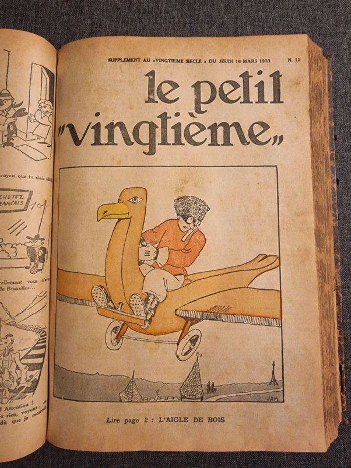 Reliure Petit Vingtieme 1933 - photo numéro 14