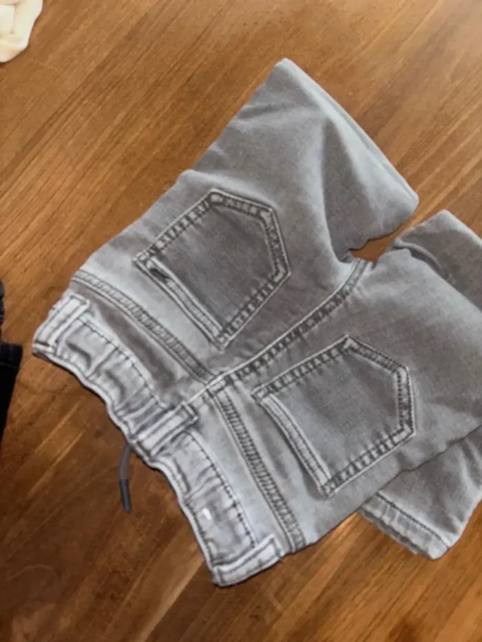 2 jeans taille élastique 18/24 mois mango - photo numéro 9