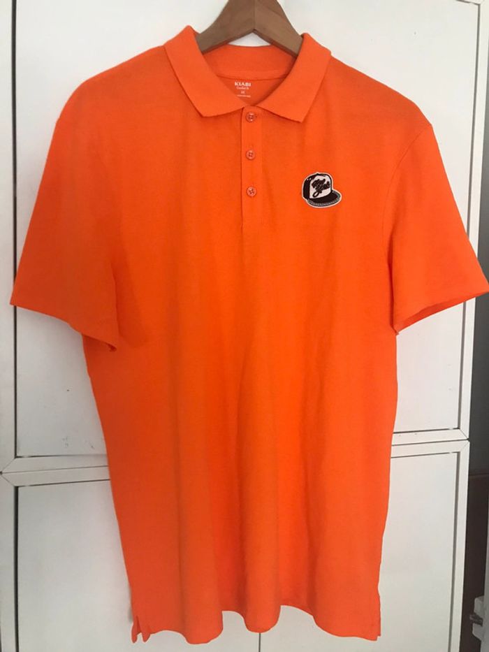 Polo orange comfort fit