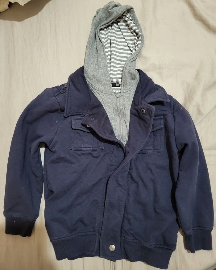 Blouson YCC en sweat avec capuche - photo numéro 3