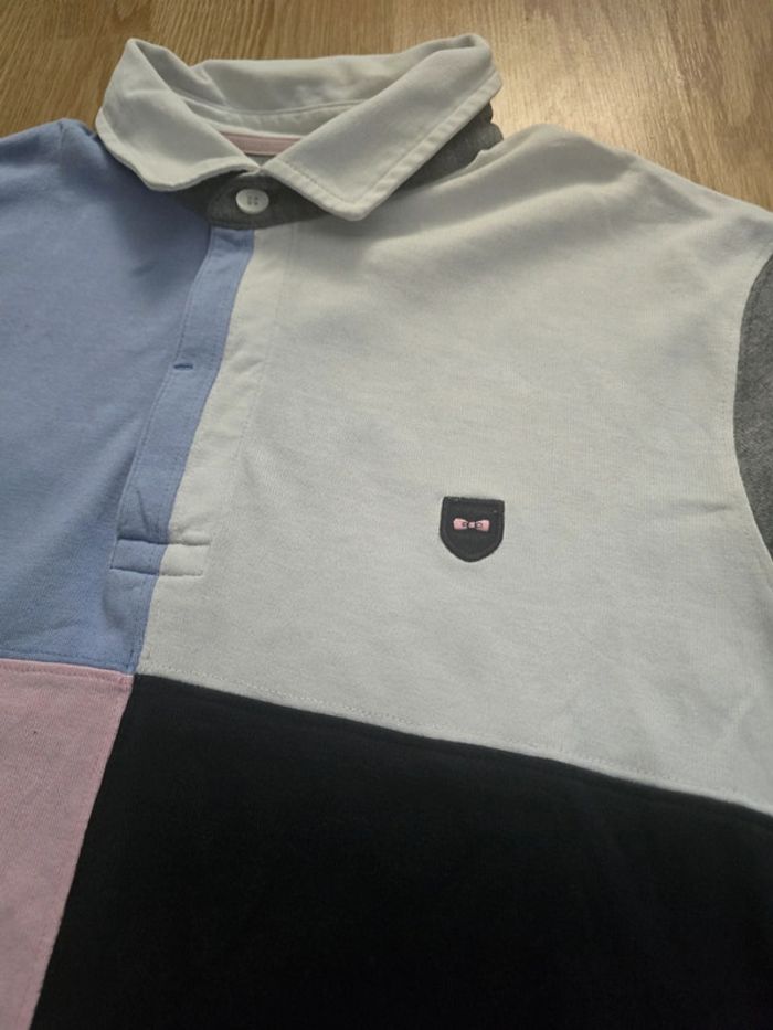 Polo Eden Park manches longues multicolore – Taille S - photo numéro 2