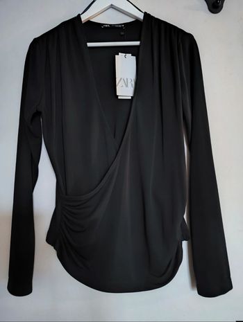 Haut noir Zara - Taille XL - Très élégant