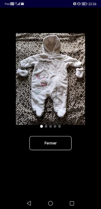 Combi pyjama naissance